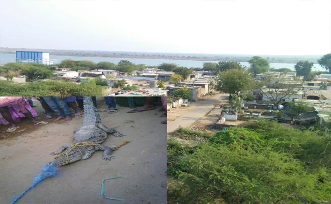People's concern over tail pond backwater Adavidevulapalli - Sakshi