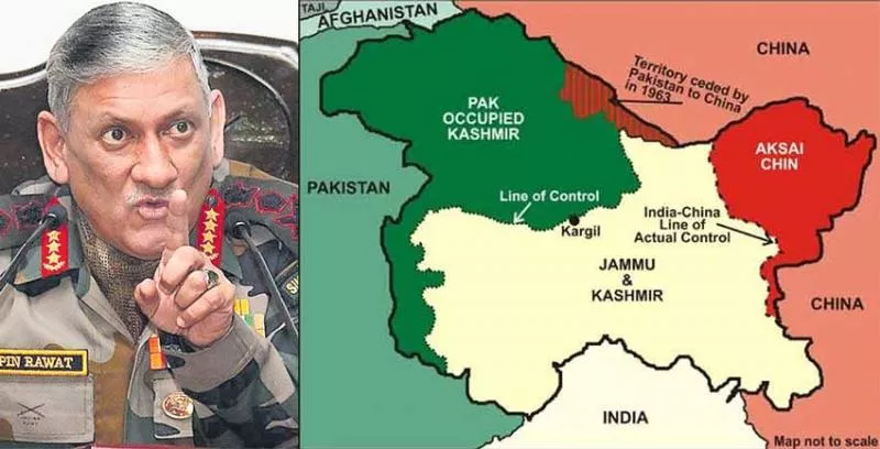 Army Chief General Bipin Rawat warns Pakistan - Sakshi