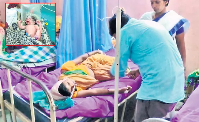 Woman Delivered In Toilet At Medak Area Hospital - Sakshi