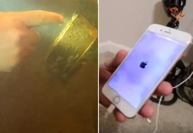 YouTuber Finds iPhone in River it Still Works 15 Months Later - Sakshi
