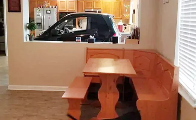 Florida Man Put Smart Car In Kitchen Fears Blow Away In Hurricane - Sakshi