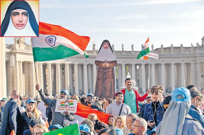 Pope Francis elevates Indian nun Mariam Thresia, four others to sainthood - Sakshi