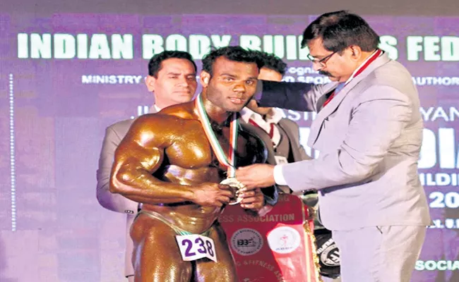 Asian Bodybuilding Championship 2019 Winner Ravi Kumar Special Story - Sakshi