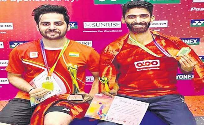 Sumith And Manu Get Title In Nepal Open International Challenge Badminton Tournament - Sakshi