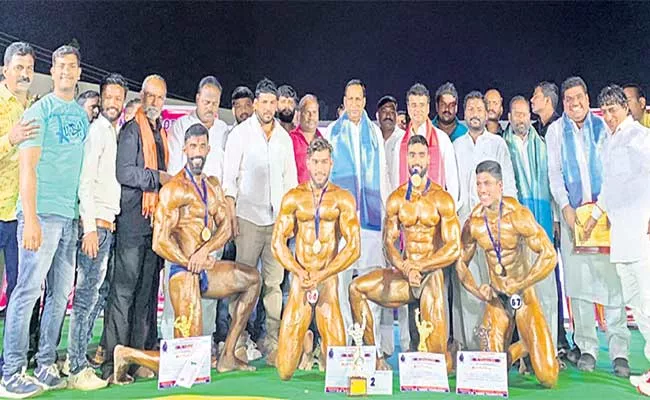Mister Telangana Body Building Competition Completed - Sakshi