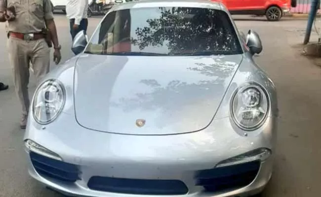 Traffic Rules Violation Rs 9 Lakh Fine Slapped For Porsche Owner in Gujarat - Sakshi