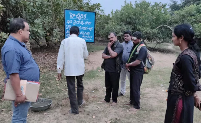 Possession Of Land Occupied By TDP Leader - Sakshi