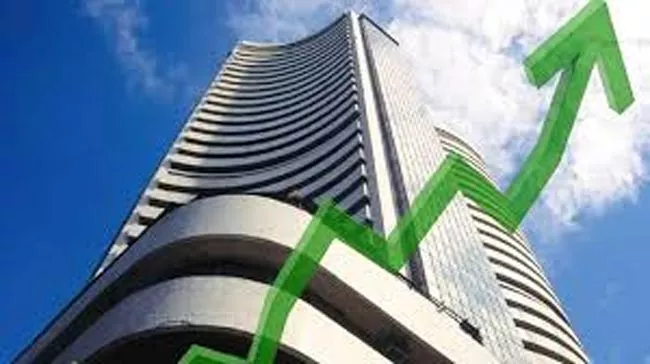 Sensex rises 428 points to to finish at 41,110 - Sakshi