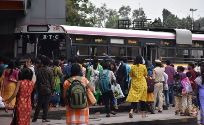 TSRTC Strike affect: Bus Fares Up In Telangana - Sakshi