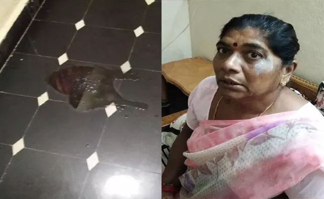 Daughter Acid Attack On Mother In Srikakulam - Sakshi