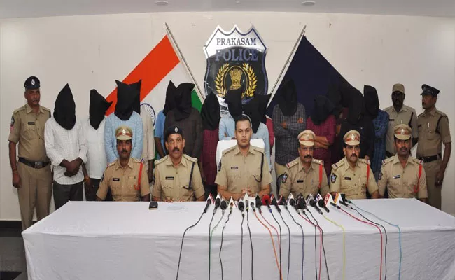 In Prakasam 16 members Arrested Connection With Mining Mafia - Sakshi
