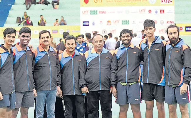 Table Tennis Team Of Telangana Got Bronze Medal - Sakshi