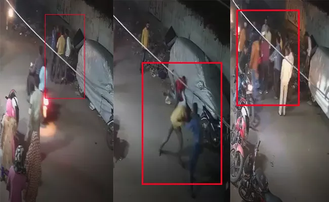 Video: CCTV Captures Gang War in Hyderabad Old City - Sakshi