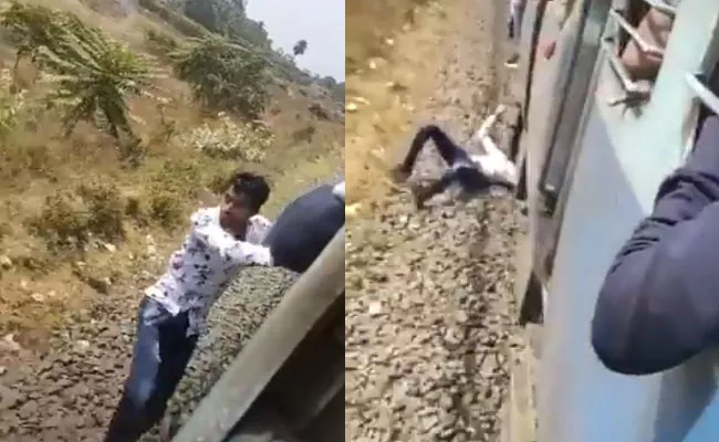 Piyush Goyal Shares Horrifying TikTok Video Of Train Stunt  - Sakshi