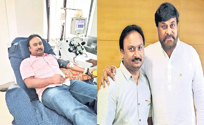 Sampath Kumar Records in Blood Donations Hyderabad - Sakshi