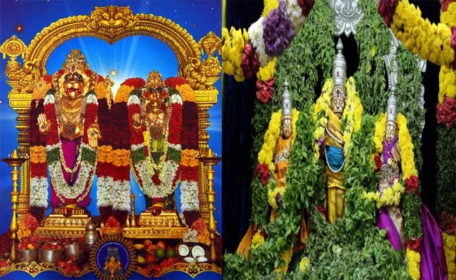 Yadadri Sri Lakshmi Narasimha Swamy temple Brahmotsavam Begin - Sakshi