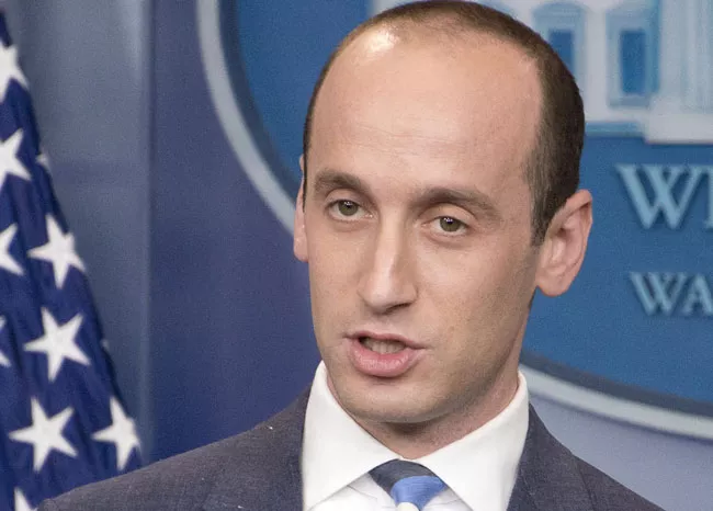 Stephen Miller has long-term vision for Trump is temporary immigration order - Sakshi