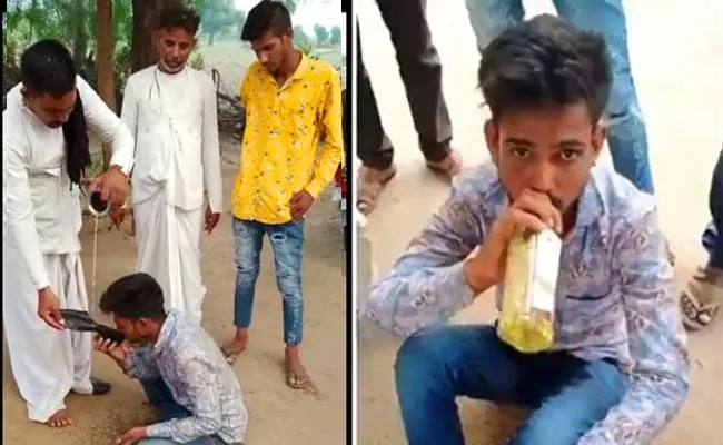 Man Beaten Up Forced To Drink Urine In Sirohi Rajasthan - Sakshi