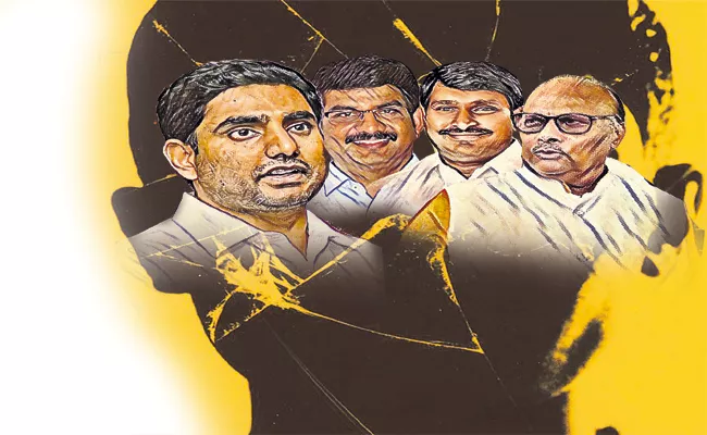 TDP MLCs Attack On Minister Vellampalli Srinivas - Sakshi