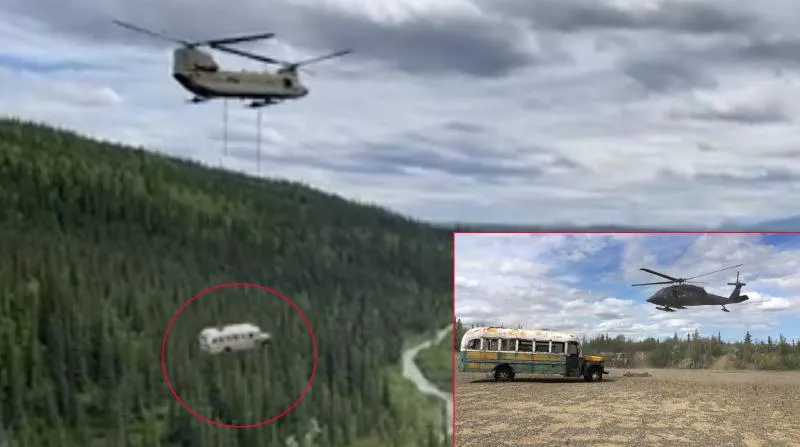 Chris McCandless Bus 142 Airlifted From Alaska Jungle - Sakshi