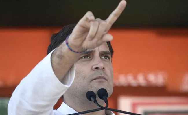 Government Is Destroying Country Economy Says Rahul Gandhi - Sakshi