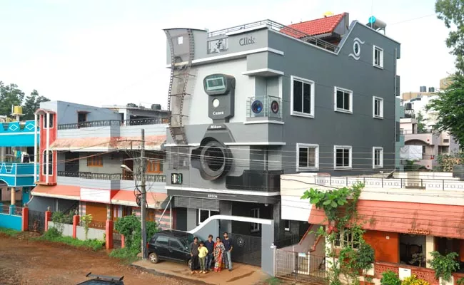 A cameraobsessed photographer from I builds a camerashaped house - Sakshi