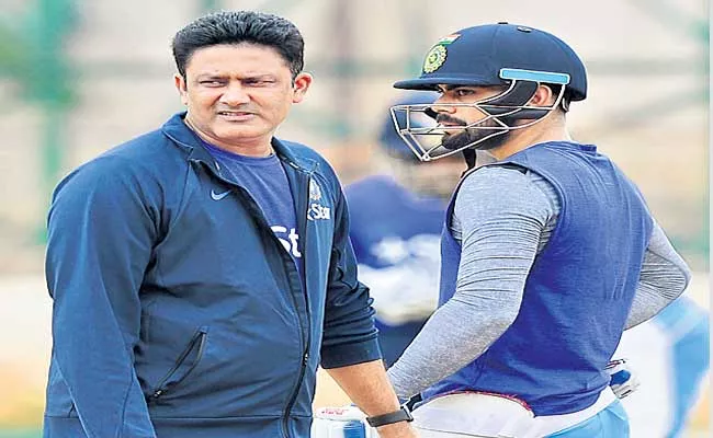 Anil Kumble Comments On Team India Coach Post - Sakshi