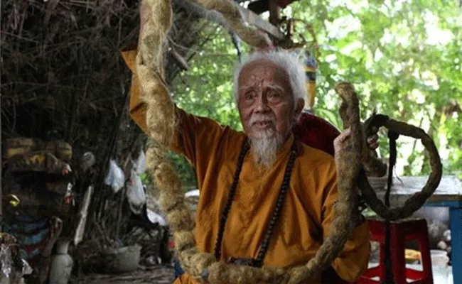 Man Lets His Hair Grow Uncut Almost 80 years In Vietnam - Sakshi