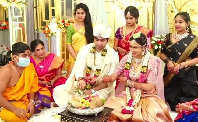 Saaho Director Sujeeth Reddy Got Married  To  Pravallika  - Sakshi