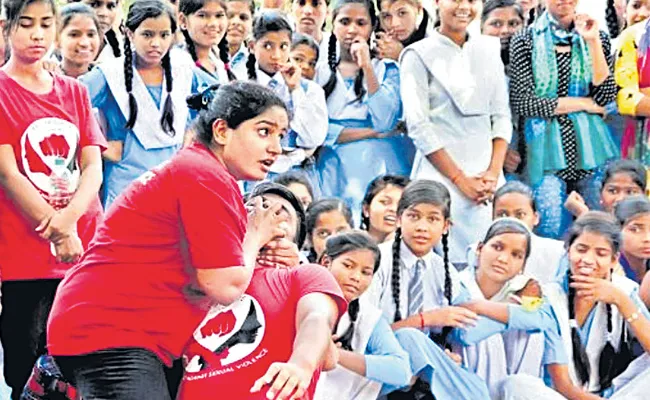 UP Woman Train Girls To Self Defense For Prevent Molestation - Sakshi