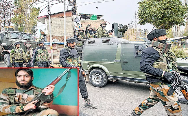 Hizbul Mujahideen chief Saifullah killed near Srinagar - Sakshi
