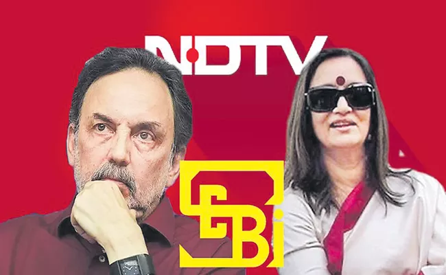SEBI bars NDTV promoters Prannoy and Radhika Roy - Sakshi