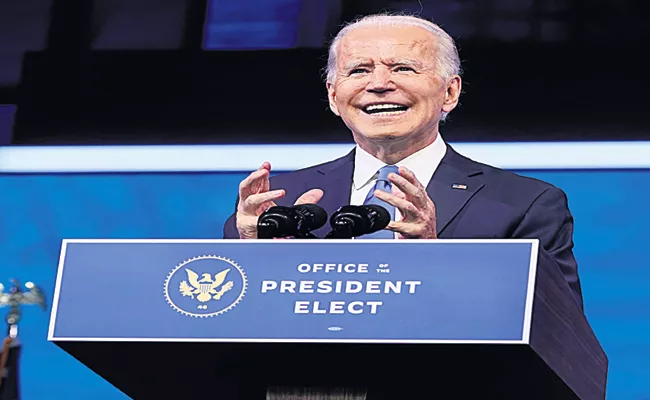 Joe Biden officially becomes the president of the United States - Sakshi