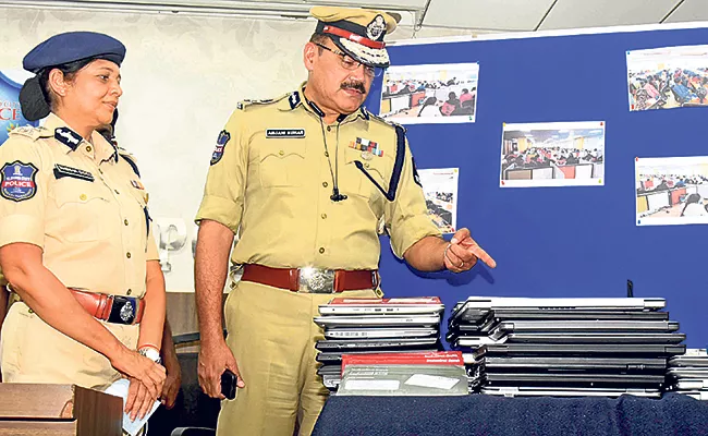 Hyderabad CCS Police Raid Micro Financing App Companies Updates - Sakshi