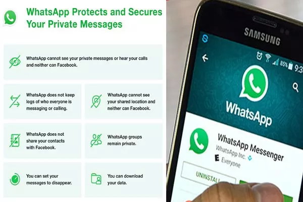 whatsApp clarify rumors on privacy - Sakshi