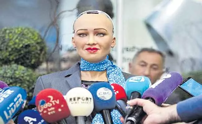 Humanoid Robot Sophia Special Story - Sakshi
