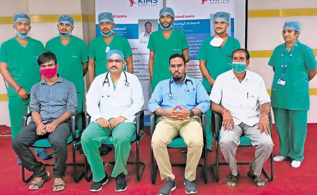 Kurnool Kims Hospital Rare treatment by angioplasty - Sakshi
