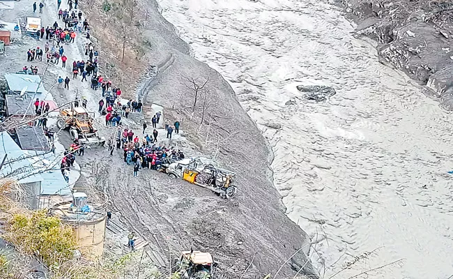 Glacier Breaks in Uttarakhand - Sakshi