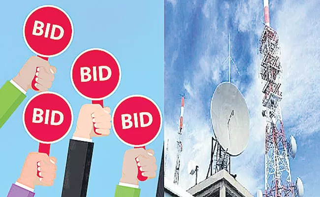 Telecom Spectrum Auction Receives Winning Bids Worth Rs. 77,146 crore - Sakshi