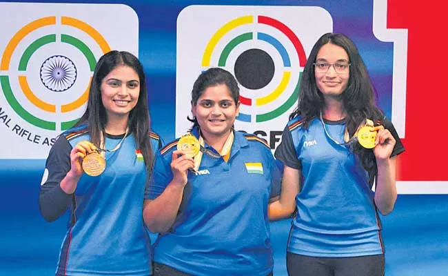 Chinky Yadav bags gold in ISSF World Cup shooting championship - Sakshi