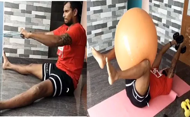 T Natarajan Shares Adorable Video Of Recovering From Knee Surgery Viral - Sakshi