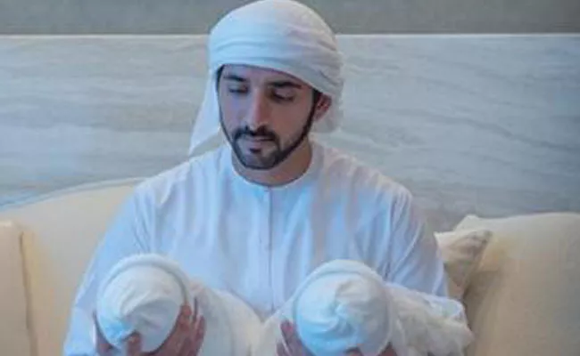Dubai Crown Prince Sheikh Hamdan Welcomes Twins - Sakshi