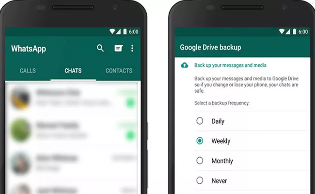 How To Back up, Restore WhatsApp chats in Android - Sakshi