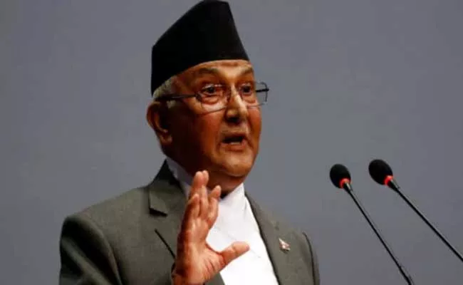 Nepal PM Oli govt loses majority after withdrawal of Prachanda faction - Sakshi
