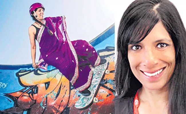 Aunty In Saree Slays Skateboarding Becomes Sensation Overnight - Sakshi