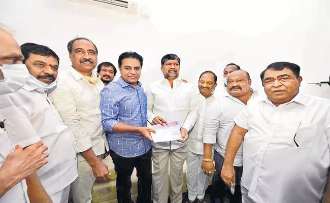 KTR Comments On BJP and Congress on river waters - Sakshi