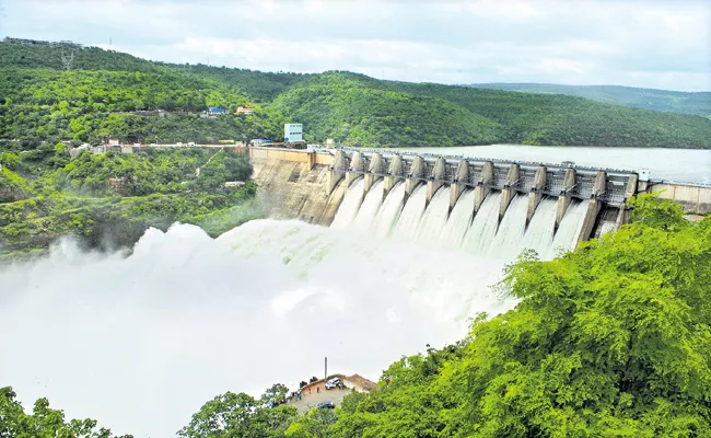 Telangana is draining water as it came from Srisailam, Pulichinthala - Sakshi
