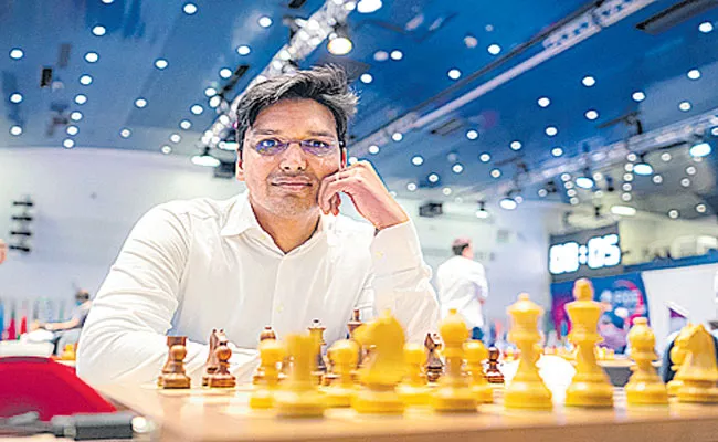 Pentala Harikrishna enter Fourth Round World Cup Chess Tournament - Sakshi