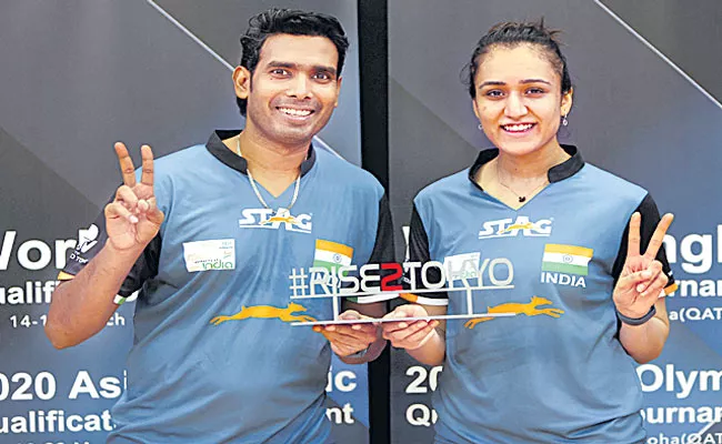 Sharath Kamal and Manika Batra face 3rd seeds in mixed doubles opener - Sakshi