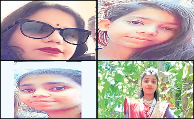 Telangana: Women Missed With Three Daughters In Bahadurpura Police Staion - Sakshi
